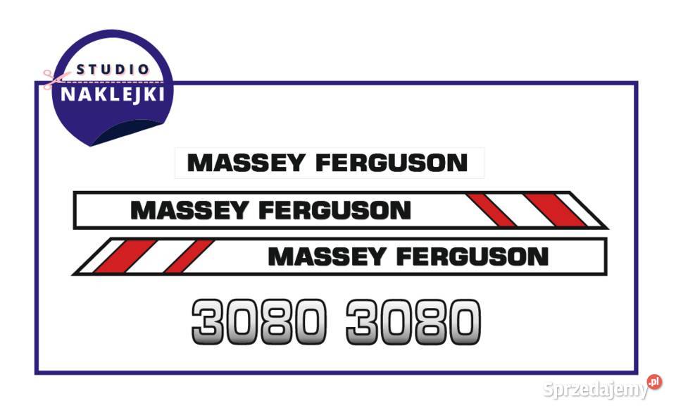 Naklejki Massey Ferguson 3080 ciągnik traktor Gorlice sprzedam