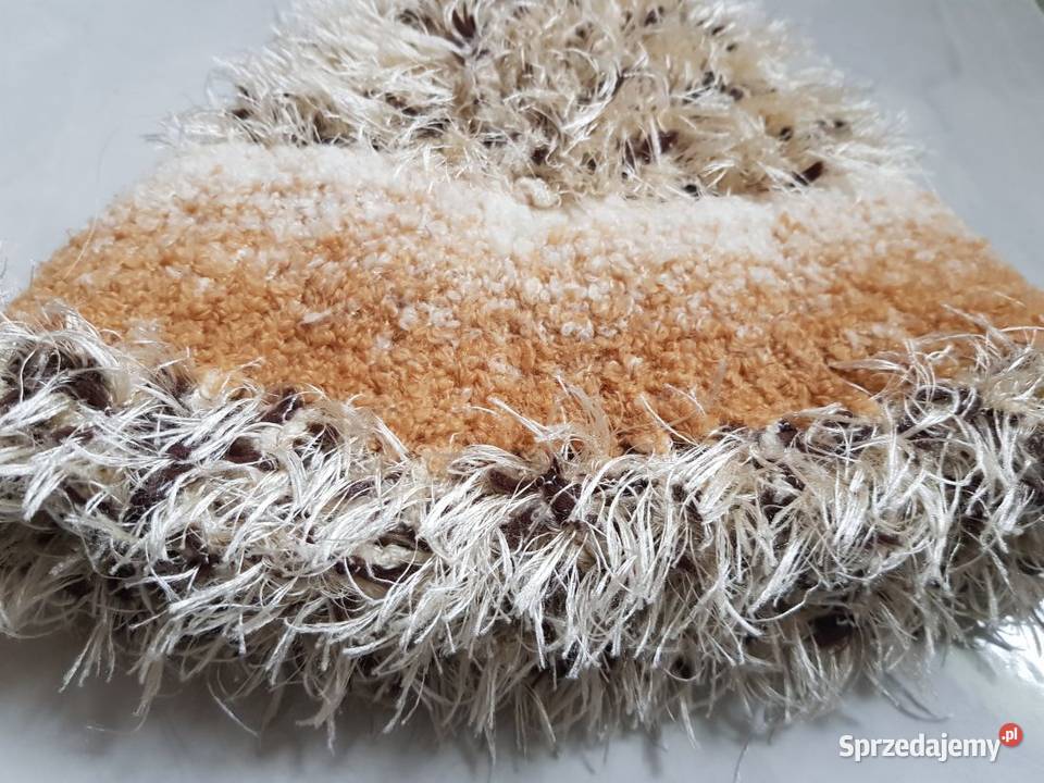 czapka puchata zimowa dwustronna włochata ciepła świętokrzyskie Kielce