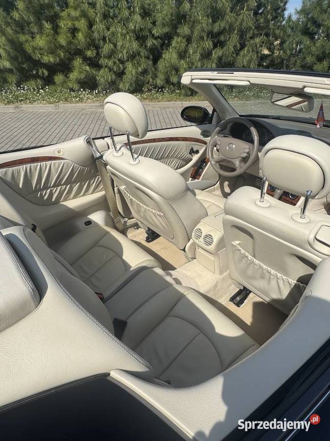 MercedesBenz CLK550 V8 388HP 2007r KABRIOLET 135000km Płock sprzedam