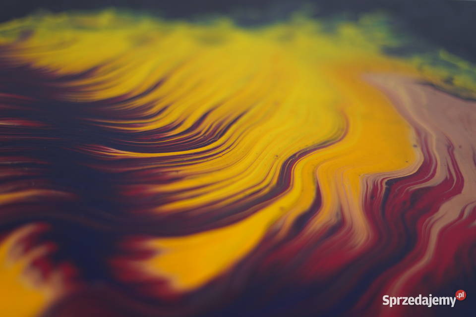 Dwuczęściowy obraz abstrakcyjny Juego de fuego