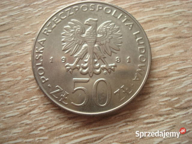 Moneta Władysław I Herman 50 z 1981 r kujawsko-pomorskie Bądkowo
