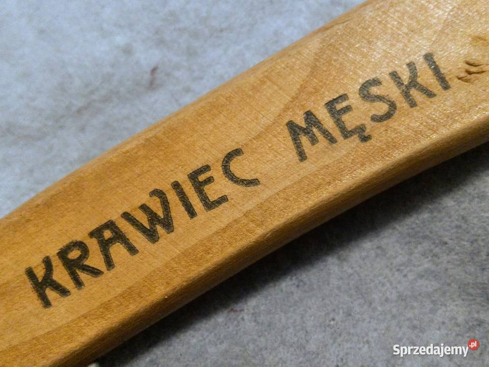 Stary Przedwojenny wieszak drewniany Warszawa