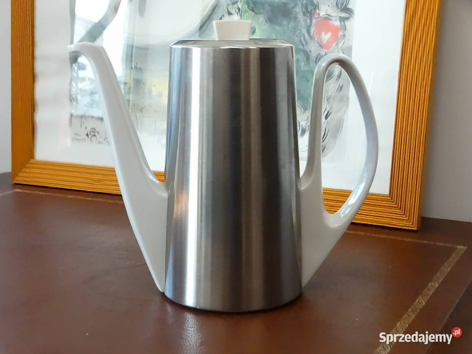 Unikatowy dzbanek termiczny vintage Bauscher Dzbanki, karafki i mleczniki lubelskie Biłgoraj