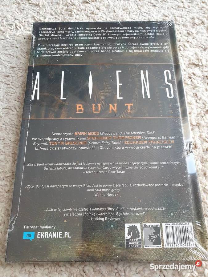 Aliens Bunt Dark Horse pomorskie Gdynia