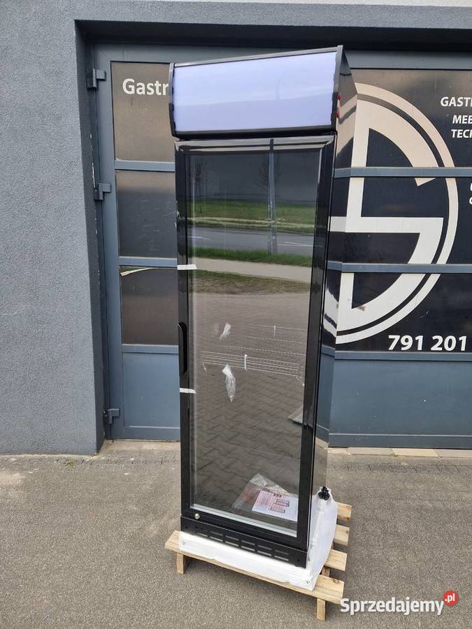 Szafa Chłodnicza 1drzwiowa przeszklona 386L Gastronomia Ostrów Wielkopolski