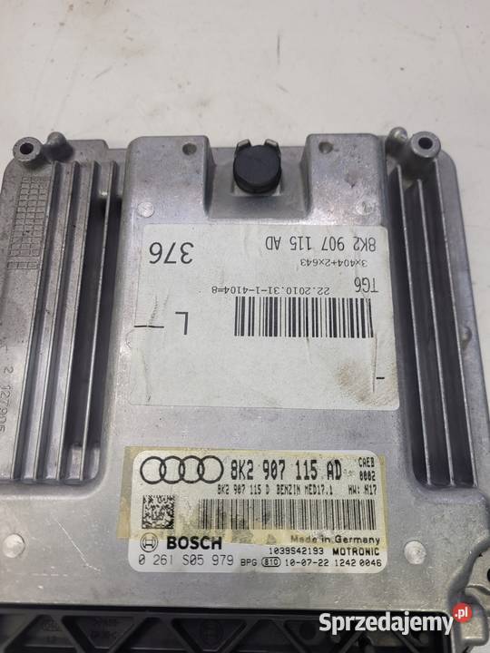 KOMPUTER STEROWNIK SILNIKA AUDI A4 B8 Komputery śląskie sprzedam