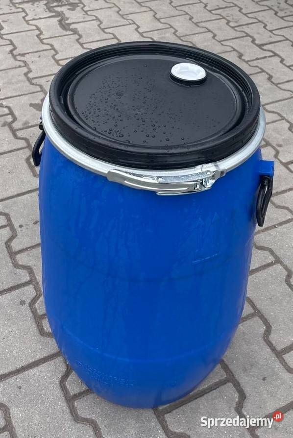 Beczka plastikowa 60l z deklem z korkiem na Walichnowy