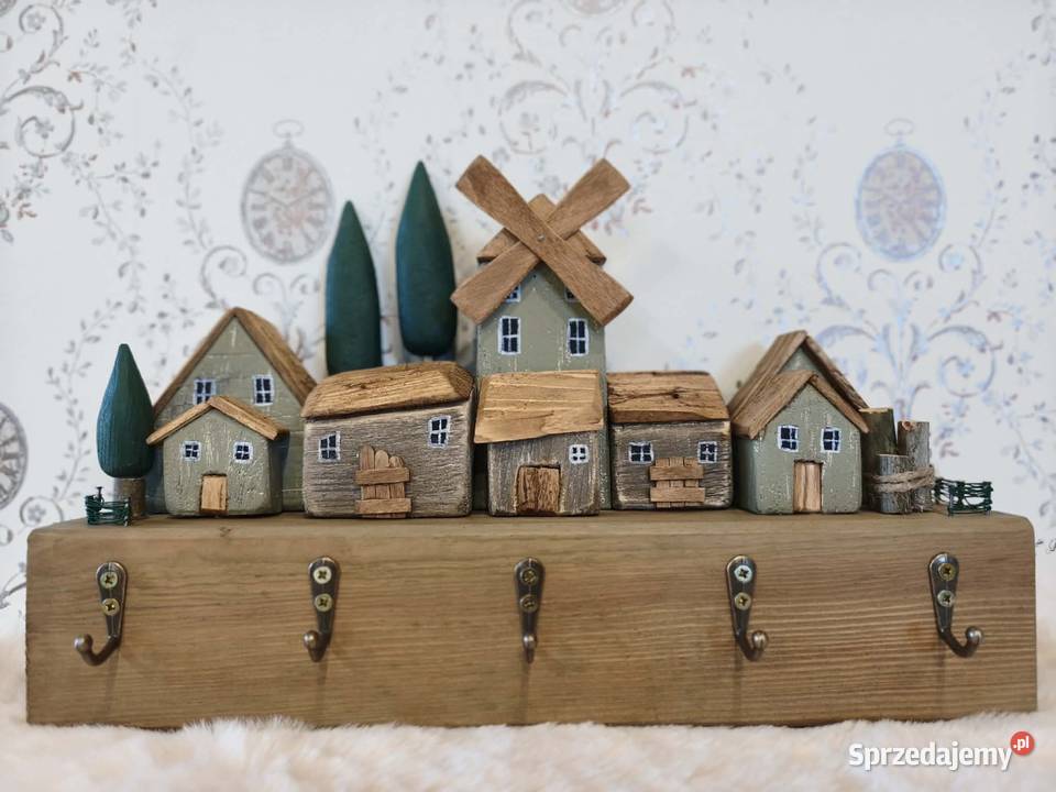 Wieszak na klucze dekoracja ścienna 7cm Krosno Odrzańskie