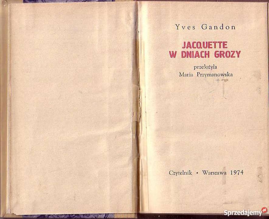 0331 JACQUETTE W DNIACH GROZY YVES GANDON