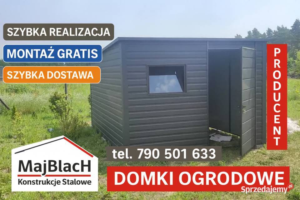 Altanka GARAŻ BLASZANY Domek Ogrodowy SCHOWEK do łódzkie Rawa Mazowiecka