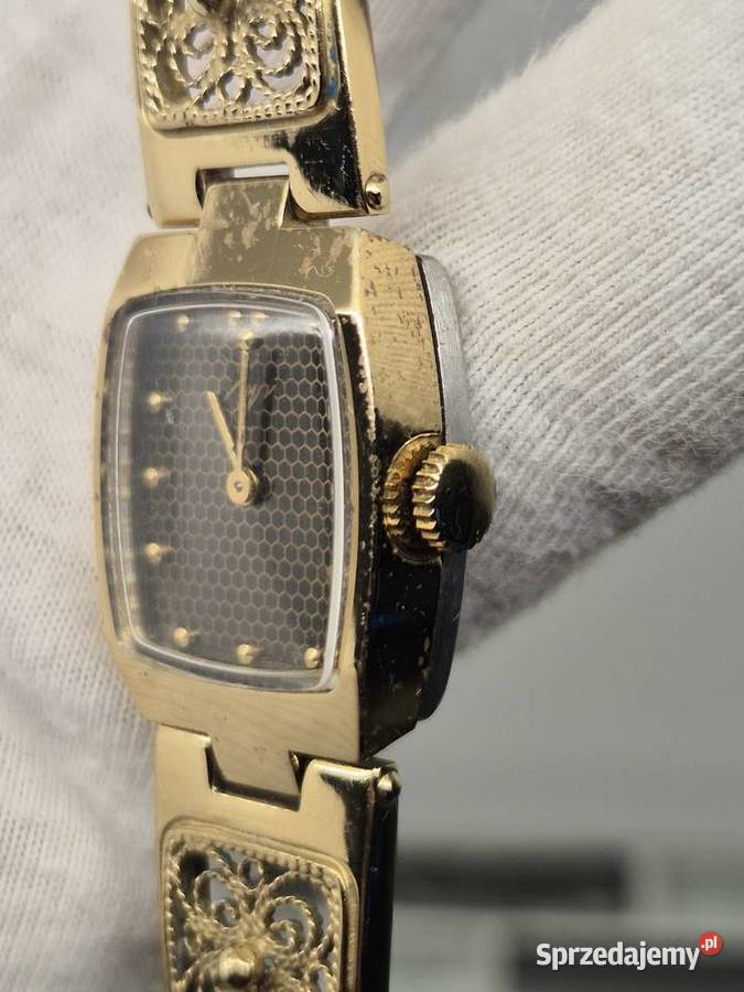 Zegarek koktajlowy ażurowy ŁuczLuch Damskie Chorzów