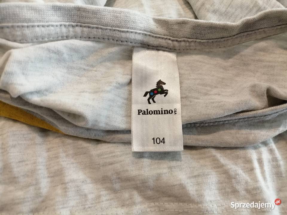 Koszulka krótki rękaw pasy szary 104 CA Odzież Czeladź