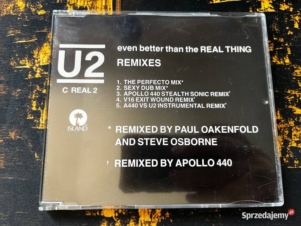U2 Even Better Than The Real Thing Remixes CD śląskie Błażejowice