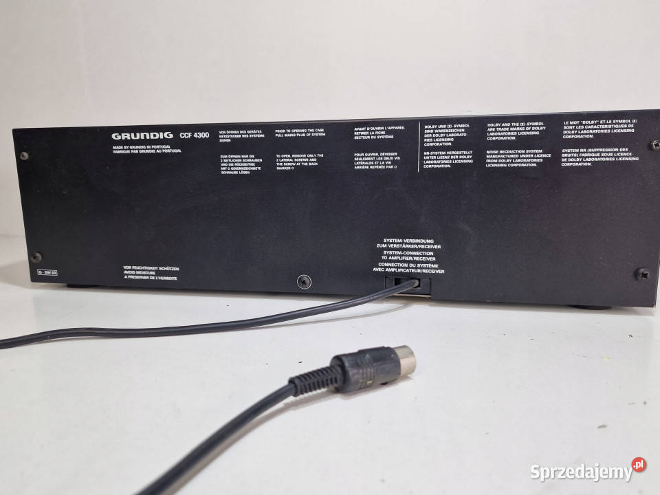 magnetofon GRUNDIG Cassette Deck CCF 4300 Magnetofony Międzychód sprzedam