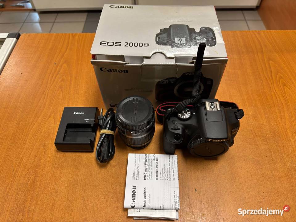 Aparat Canon EOS 2000D Obiektyw EFS 1855mm WiFi warmińsko-mazurskie Elbląg