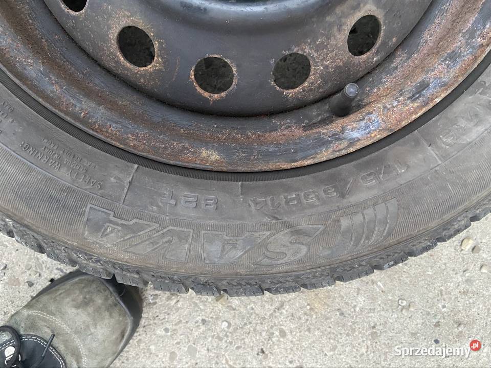 Opony zimowe koła 1756514 4x100 yaris aygo Sandomierz sprzedam