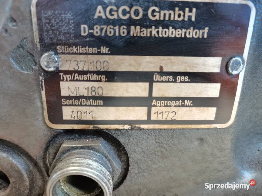Fendt 720 Vario Obudowa skrzyni biegów Wilkowo sprzedam