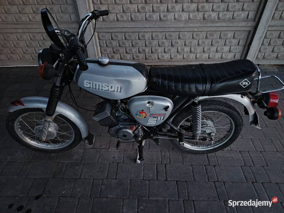 Simson S51 enduro zarejestrowany sprowadzony Simson