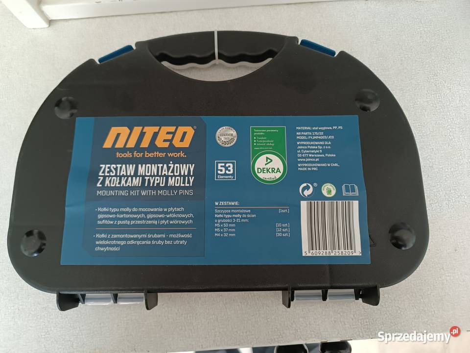 Zestaw montażowy z kołkami Molly 52 Kołki i kotwy Kędzierzyn-Koźle