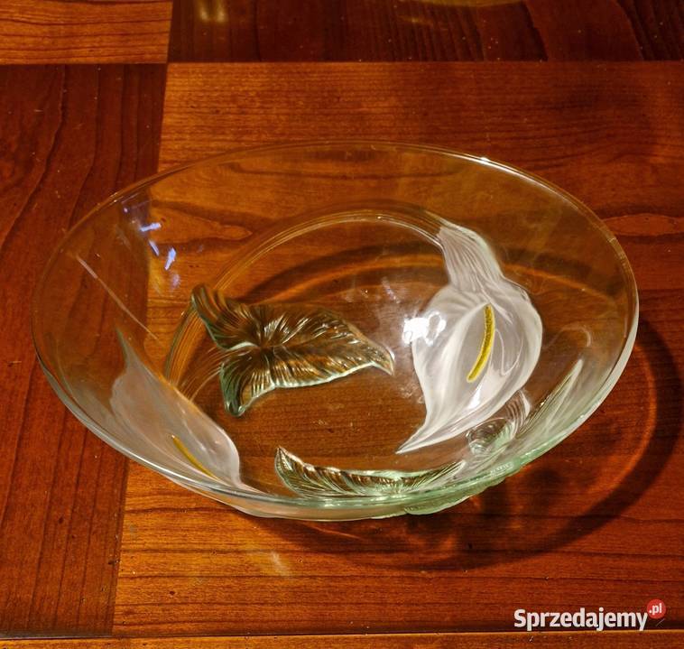 Oryginalna SALATERKAMISA szkłowypukły motyw Lublin