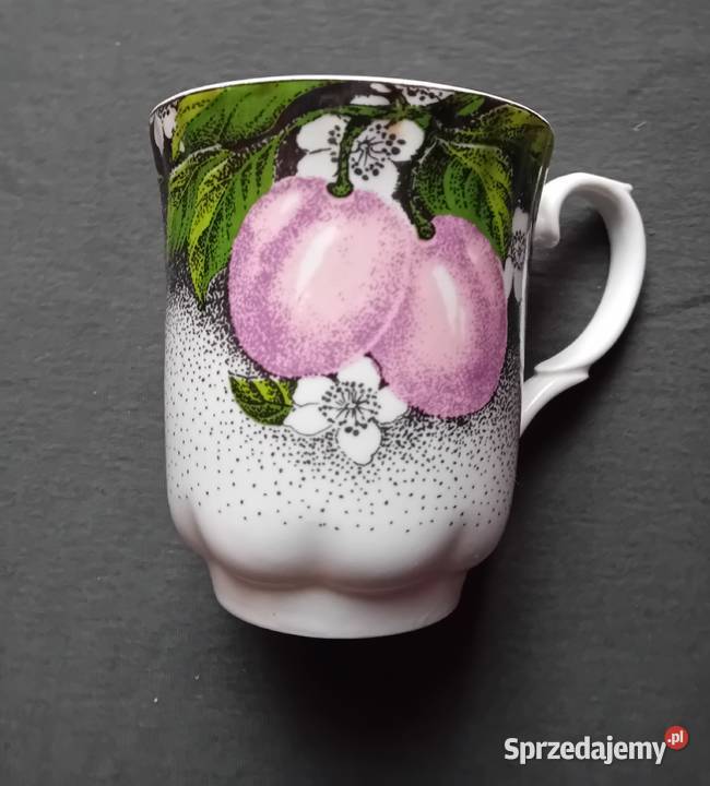 Kubek Chodzież fason Iwona dekor Śliwki