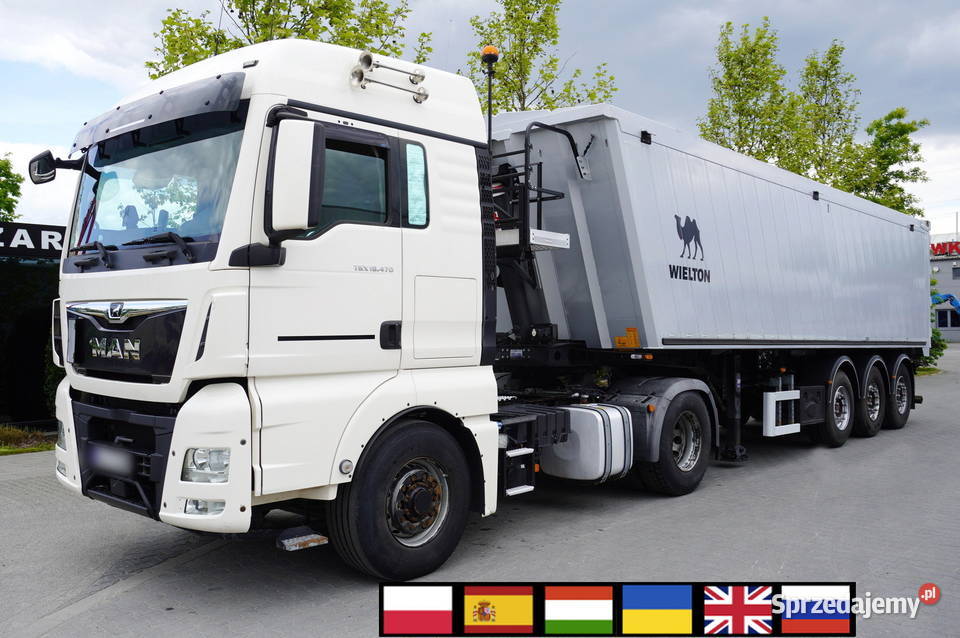 Ciągnik siodłowy MAN TGX 18470 4x4 wywrotka małopolskie Kraków