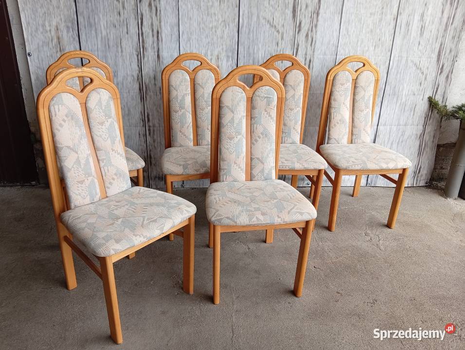 komplet krzeseł 6 sztuk 367