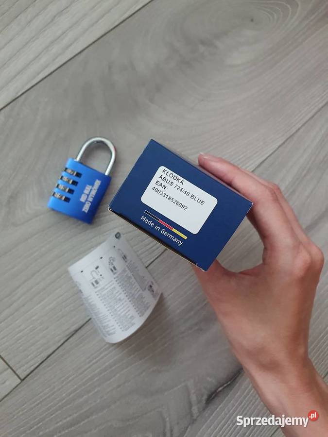 Kłódka ABUS 72440 blue Red Bull Zero Wymówek Kędzierzyn-Koźle