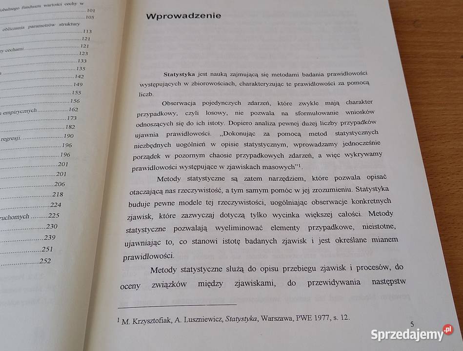 Metody opisu statystycznego Wiesława Makać matematyka, statystyka Książki naukowe i popularnonaukowe