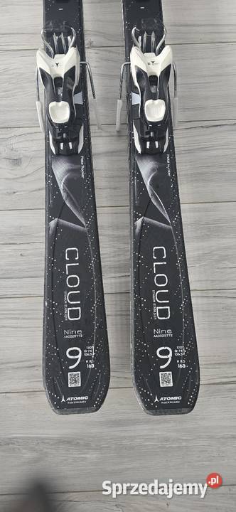 Narty Atomic Cloud 9 rozmiar 163 czarne damskie