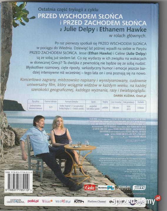Przed północą Julie Delpy Ethan Hawke Filmy