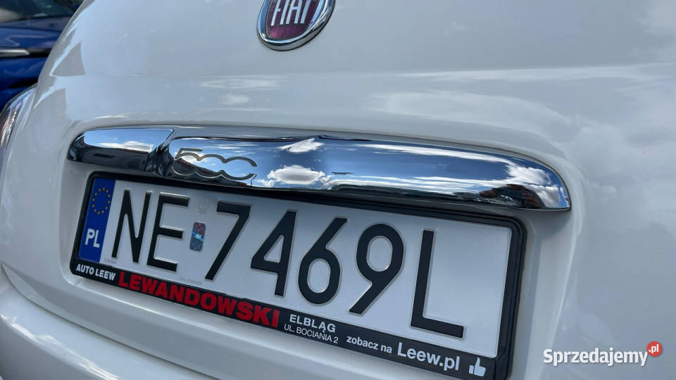 Fiat 500 Benzyna Zarejestrowany Ubezpieczony I Rok produkcji 2009 Elbląg