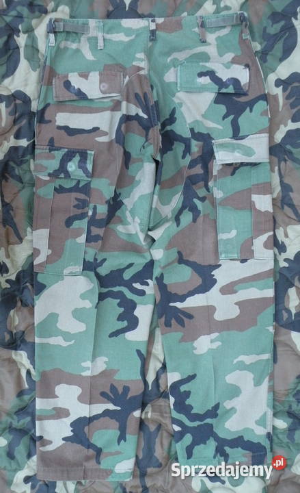 Spodnie bdu woodland medium x short Wrocław sprzedam