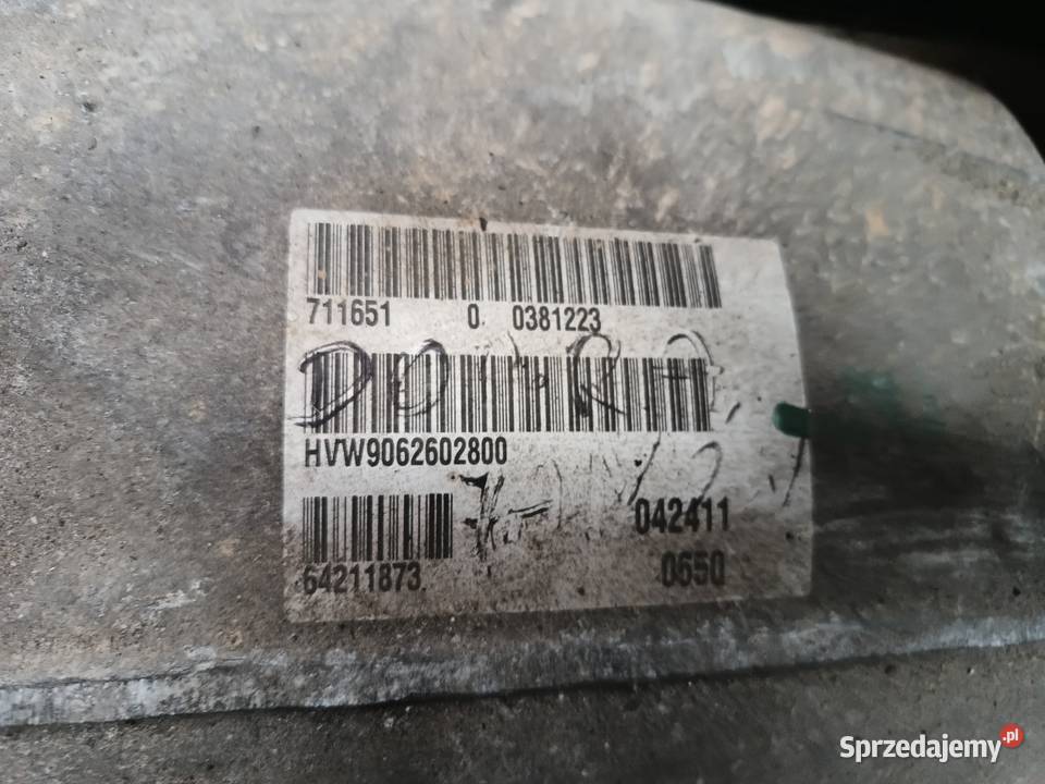 Skrzynia biegów manualna crafter 25 TDI i 20 Wołoskowola