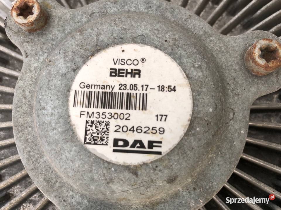 WISKOZA DAF XF 129 462 2046259 ciężarowe