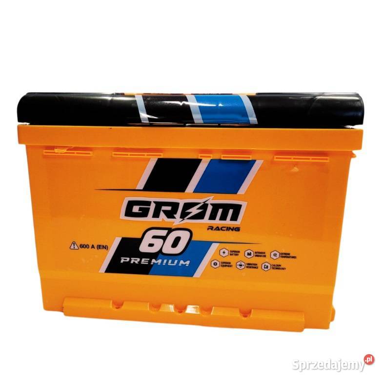 Akumulator Grom Racing 60Ah 600A Darmowa wymiana Akumulatory