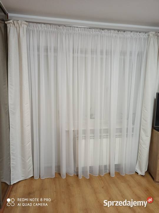 Firanka 600cmx240 biała nowa wielkopolskie