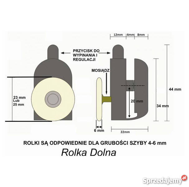 Rolki do kabin prysznicowych Poznań