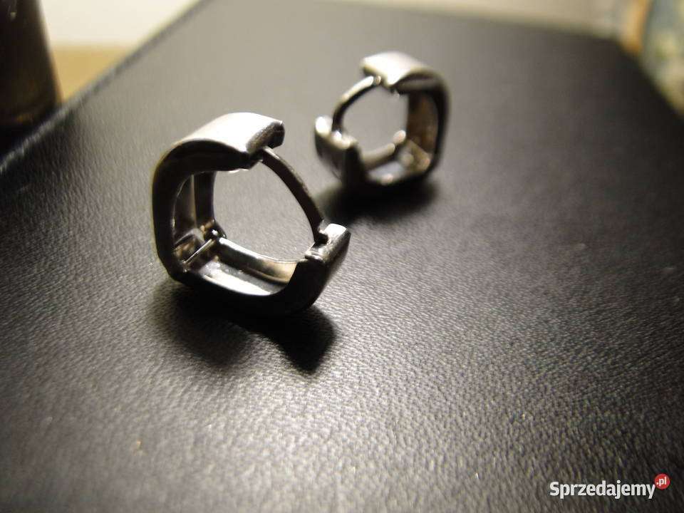 Śliczne solidne kolczyki srebro 925 srebro Warszawa sprzedam