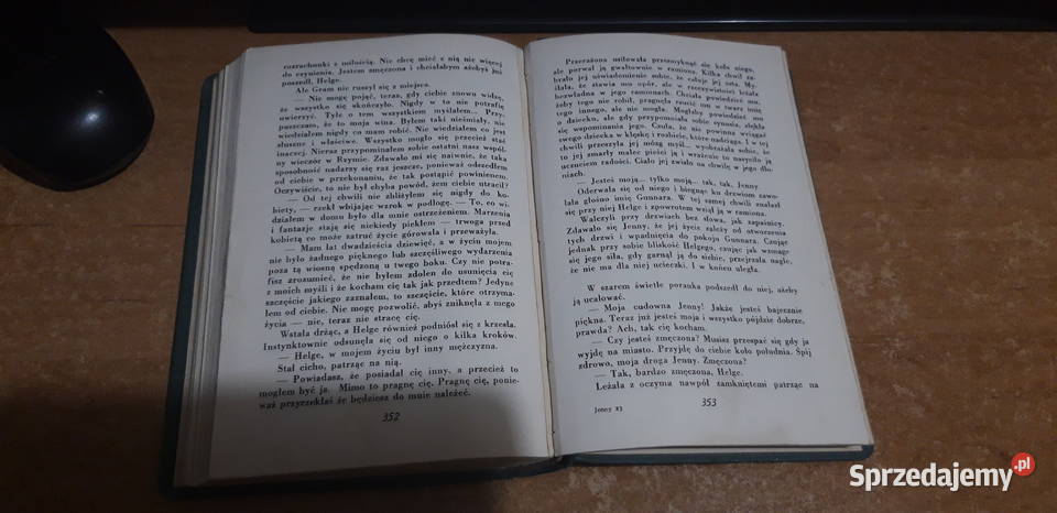 J E N N Y SYGRYDA UNDSET Wwa 1932 opr pierwodruk wielkopolskie