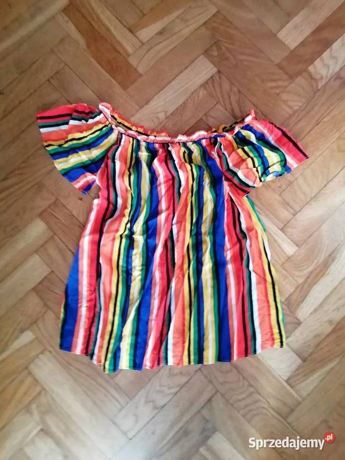 Bluzka w paski kolorowe Gdańsk