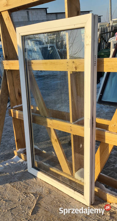 OKNA KacprzaK Witryna 87x132 FIX Używany PCV Siedlce