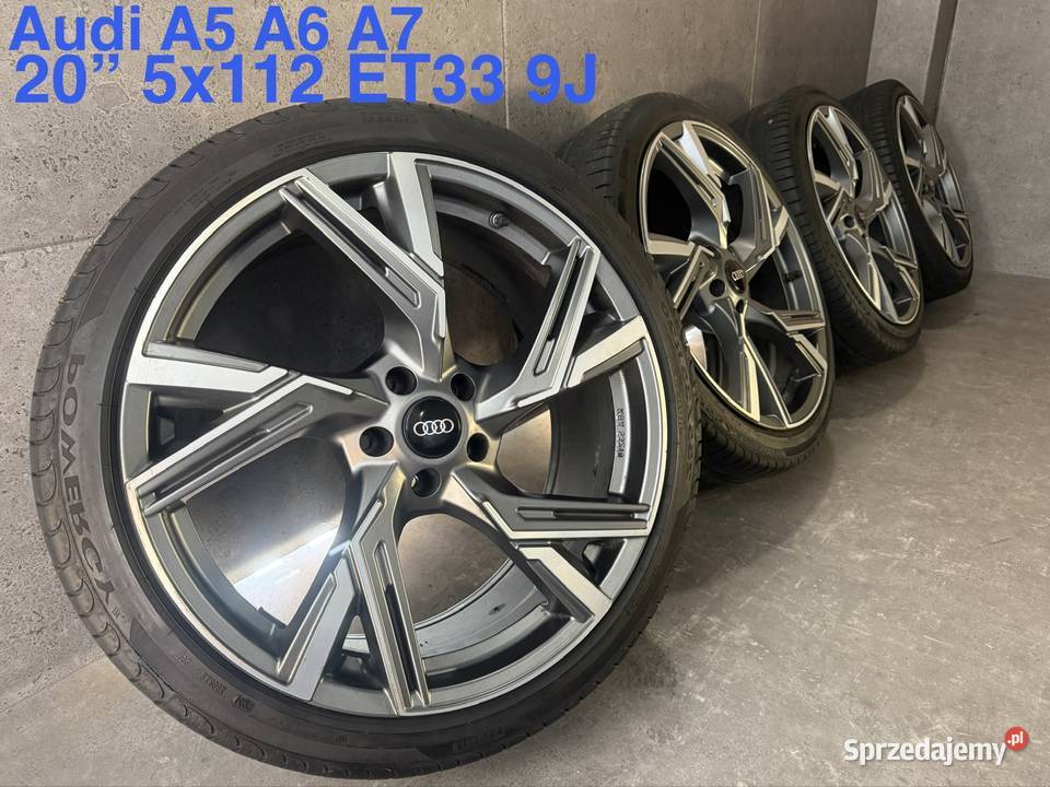 20 Audi A5 A6 A7 A8 felgi koła komplet 5x112 Lubasz