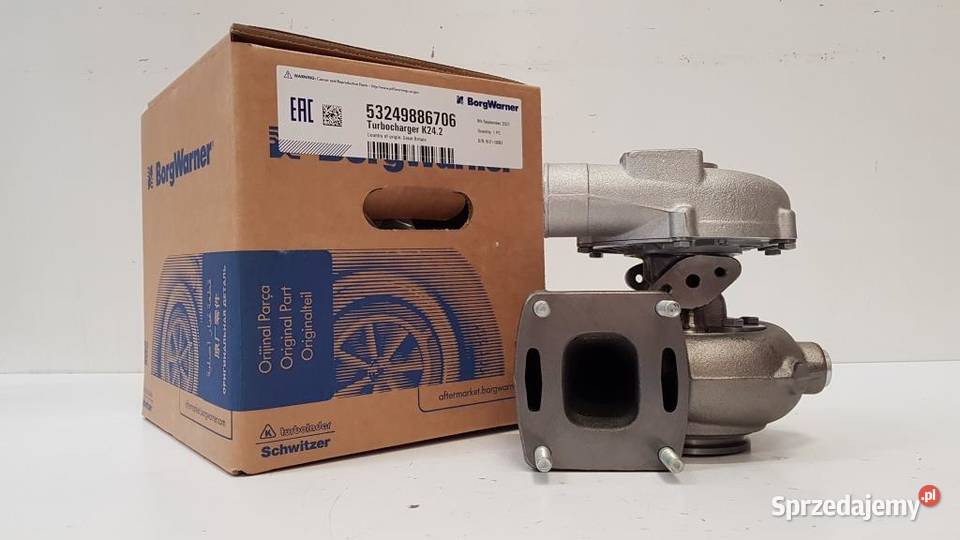 Nowa turbosprężarka BorgWarner KKK 53249886706 Turbosprężarki mazowieckie Siedlce