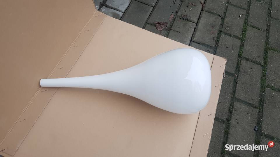 Klosz szklany do lampy MURANO biały połysk Warszawa