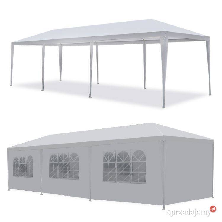 Namiot pawilon ogrodowy handlowy 3x9 m 8 ścianek opolskie Smogorzów