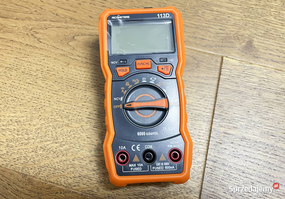 Multimetr cyfrowy RICHMETERS RM113D True RMS NCV Warszawa sprzedam