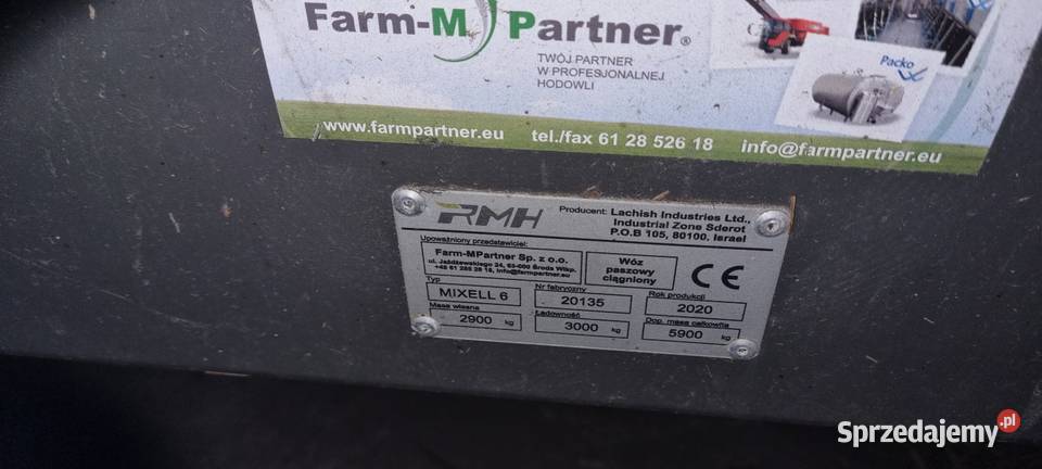 Wóz paszowy RMH Mixell 6 Grajewo