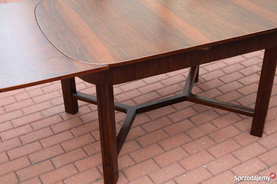 Stół stary artdeco rozkładany zgrabny okazja