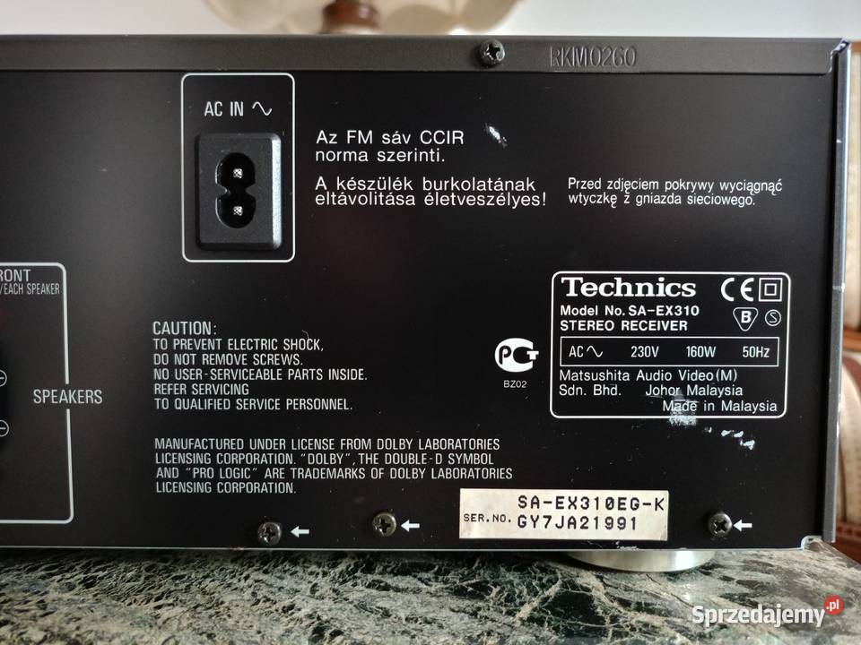 Amplituner Technics SAEX310 Japan Vintage Drawski Młyn sprzedam